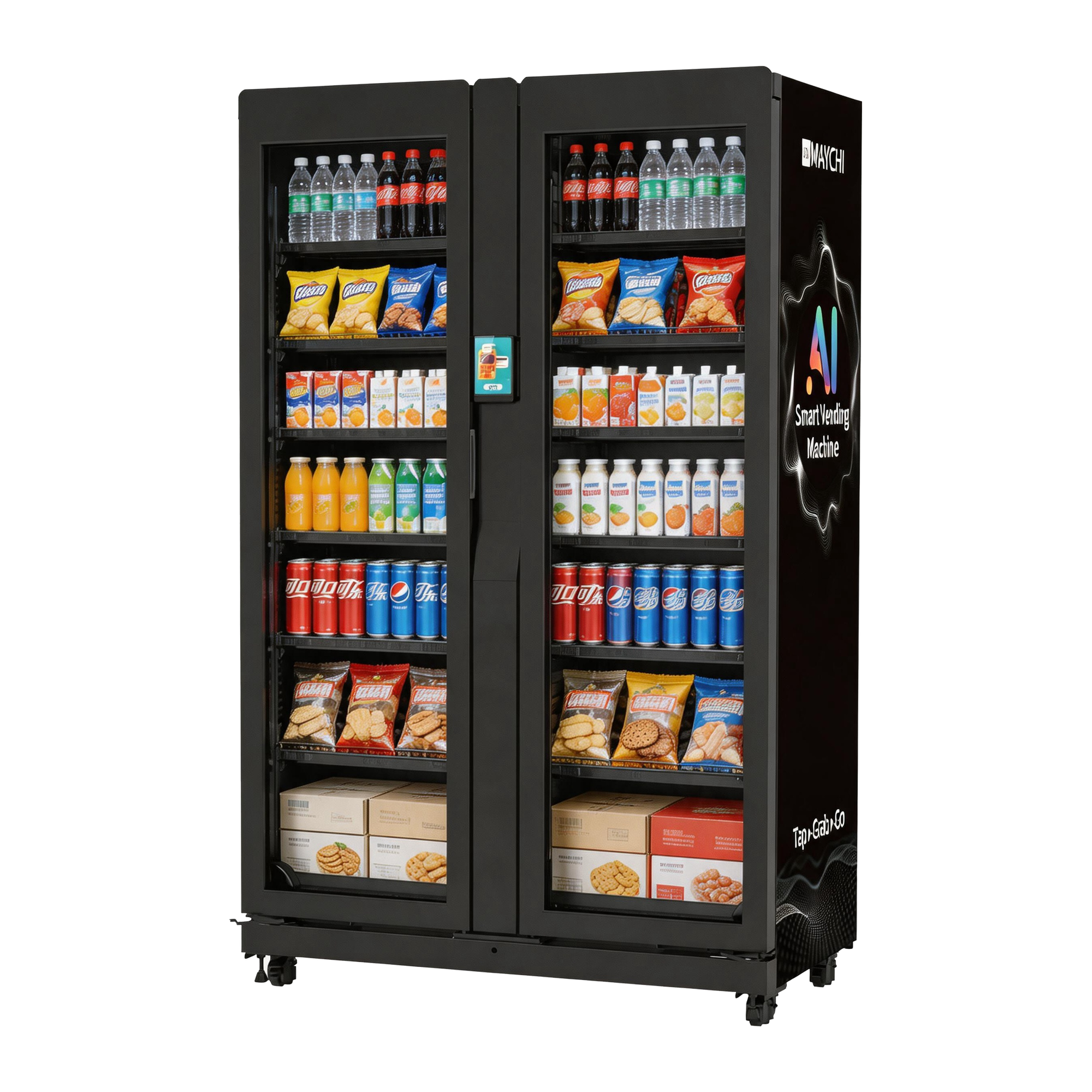 マックスマシーン ソフト マネー・ウォーズ U12 Max US Double-Door AI Vending Machine | MAYCHI